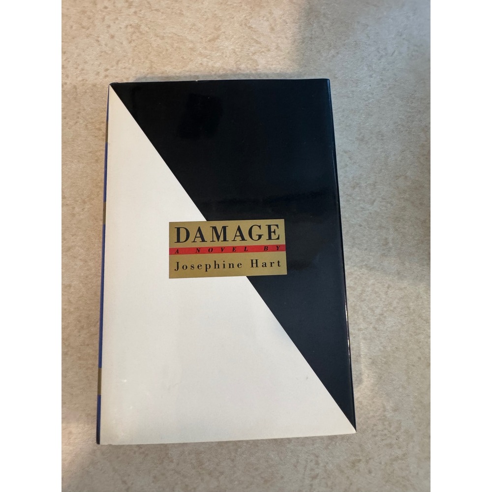 Damage Josephine Hart 1991 First American Edition Hardcover Knopf Fiction Novel